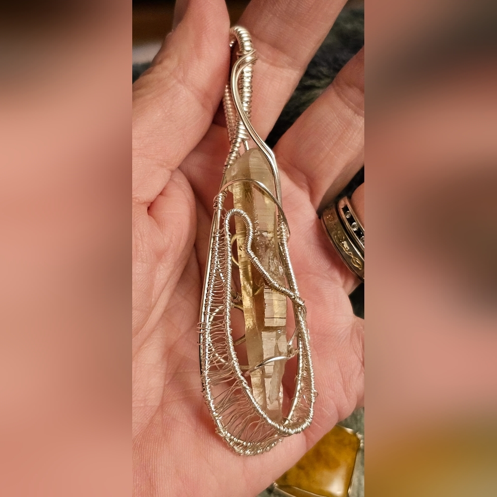 Madagascar Smokey Citrine Quartz point